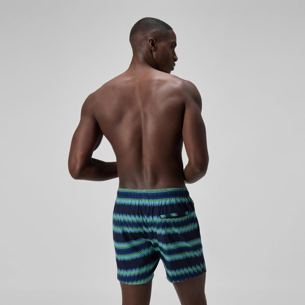 Speedo Men's Redondo Edge Printed 16" Swim Trunks Blue