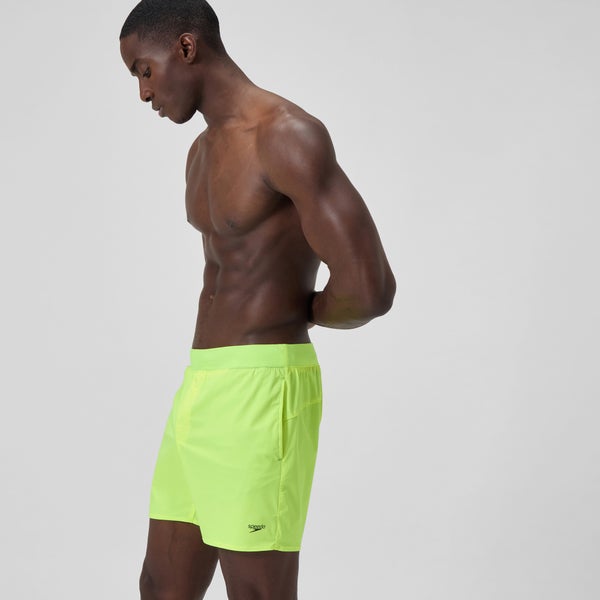 Speedo Men's Solid The Lookout Volley 16" Swim Trunks Yellow