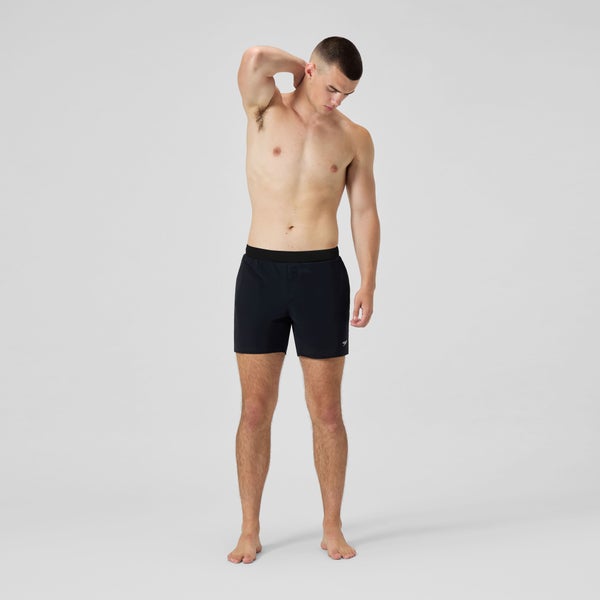 Speedo Men's The Lookout Volley 16" Swim Trunks Black