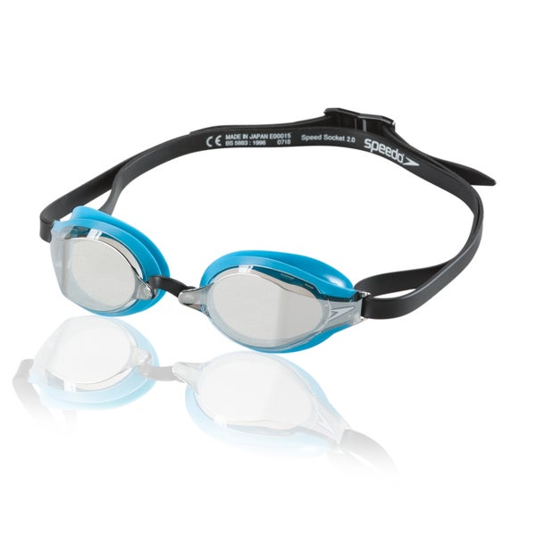 speedo Speed Socket 2.0 Mirrored Goggles Black/Blue