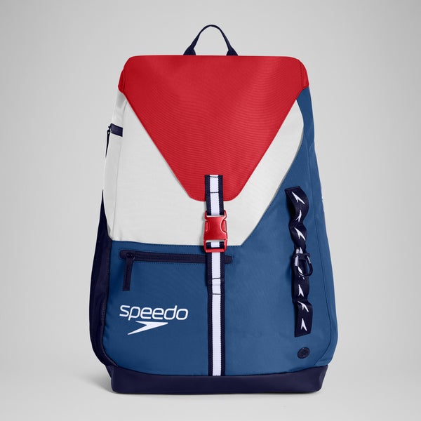 speedo 35L Team Rucksack Red/White/Blue