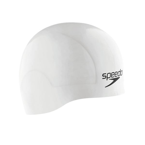speedo Adult Aqua V Flat Pack Cap White