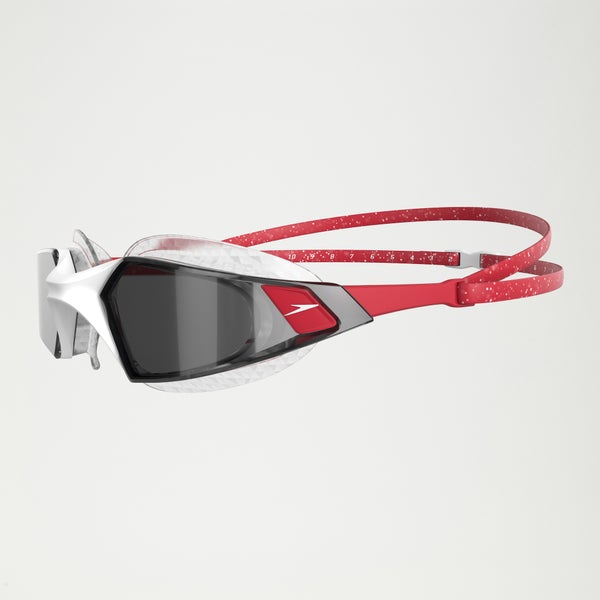 Speedo Adult Aquapulse Pro Mirror Goggle Red/White