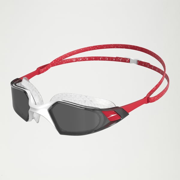speedo Adult Aquapulse Pro Mirror Goggle Red/White