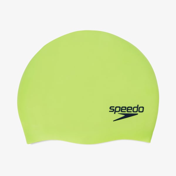 speedo Adult Solid Silicone Cap Lime