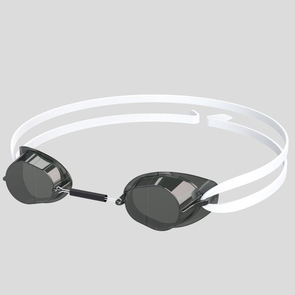 speedo Adult Swedish Mirror Goggles Smoke/Silver