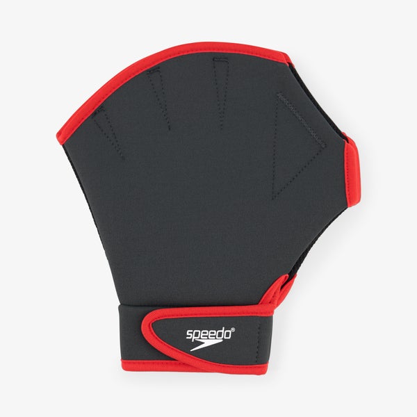 speedo Aquatic Fitness Gloves Red