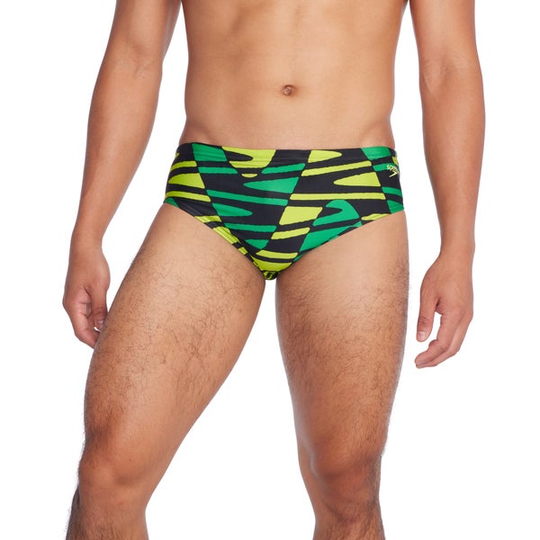 speedo Boy's Disco Boom Brief Green