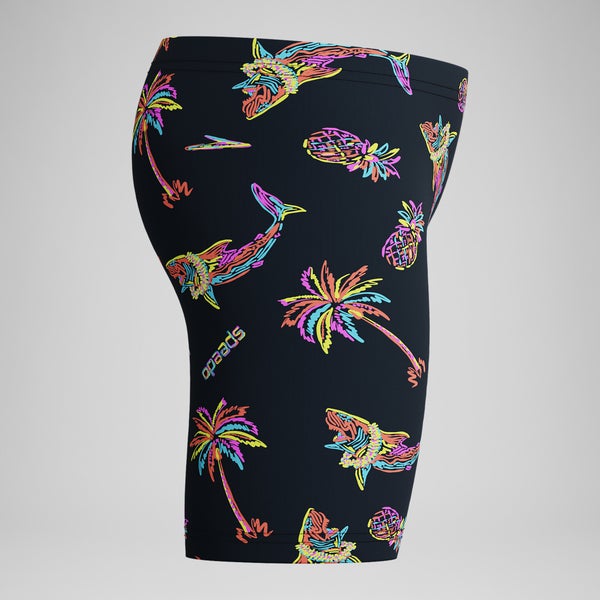 Speedo Boy's Print Jammer Black