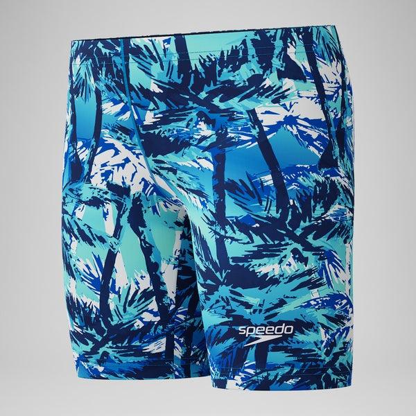 Speedo Boy's Print Jammer Blue
