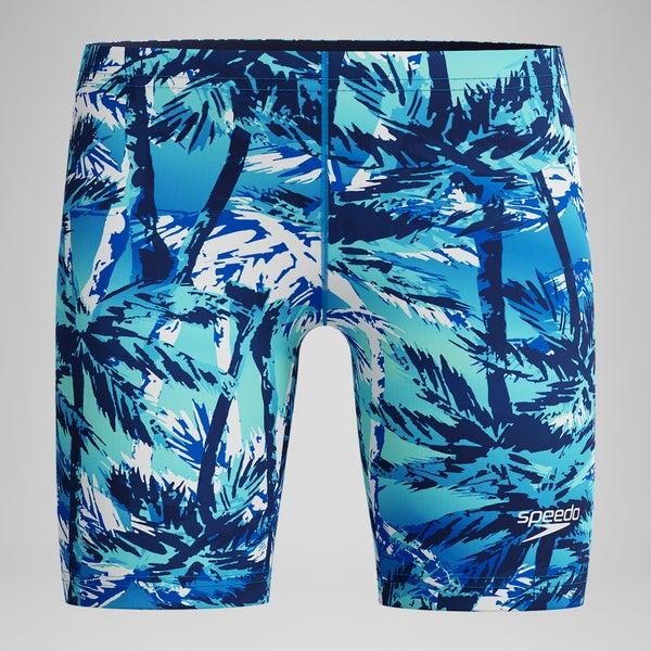 speedo Boy's Print Jammer Blue