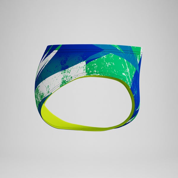 Speedo Boys Bolted Brief Green/Blue