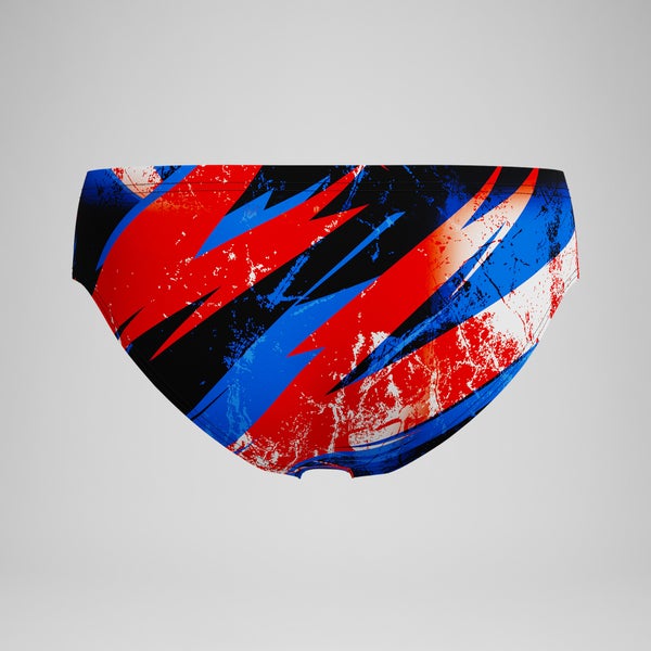 Speedo Boys Bolted Brief Red/Blue