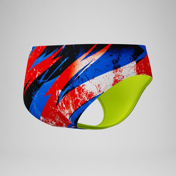 Speedo Boys Bolted Brief Red/Blue