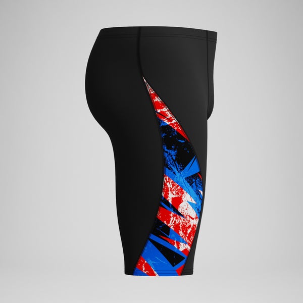 Speedo Boys Bolted Splice Jammer Black/Red