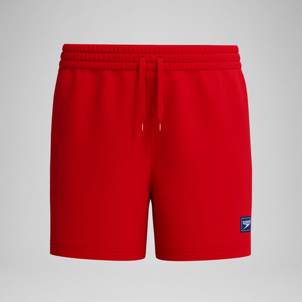speedo Boys Classic Logo 13" Swim Shorts Red