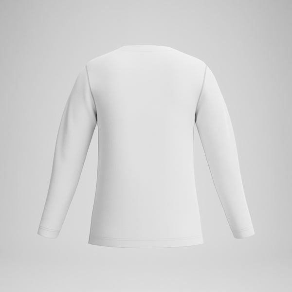 Speedo Boys Graphic Long Sleeve Swim Shirt White