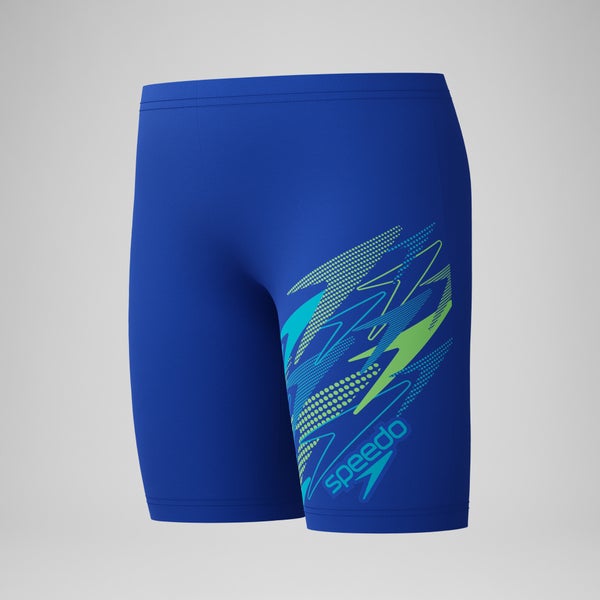 Speedo Boys Medley Logo Jammer Blue/Turquoise