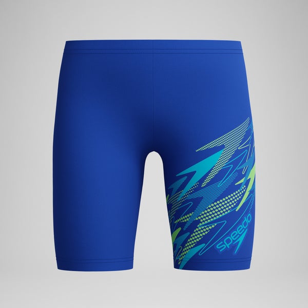 speedo Boys Medley Logo Jammer Blue/Turquoise