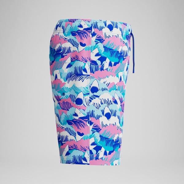 Speedo Boys Printed 15" Swim Shorts Blue