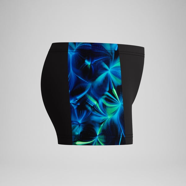 Speedo Boys Printed Aquashort Black/Green