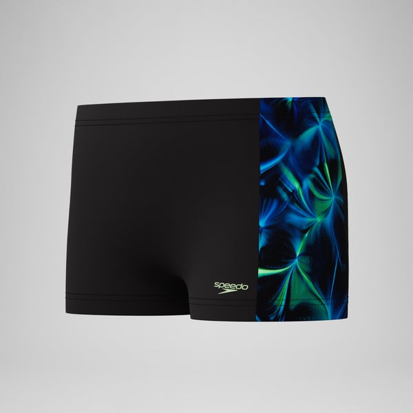 Speedo Boys Printed Aquashort Black/Green