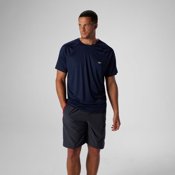 speedo Easy Solid Short Sleeve Swim Rashguard