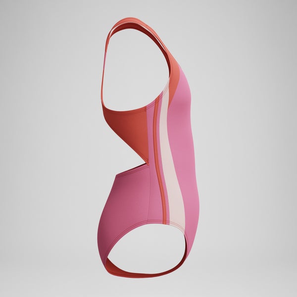 Speedo Girls Infinity Splice One Piece Pink