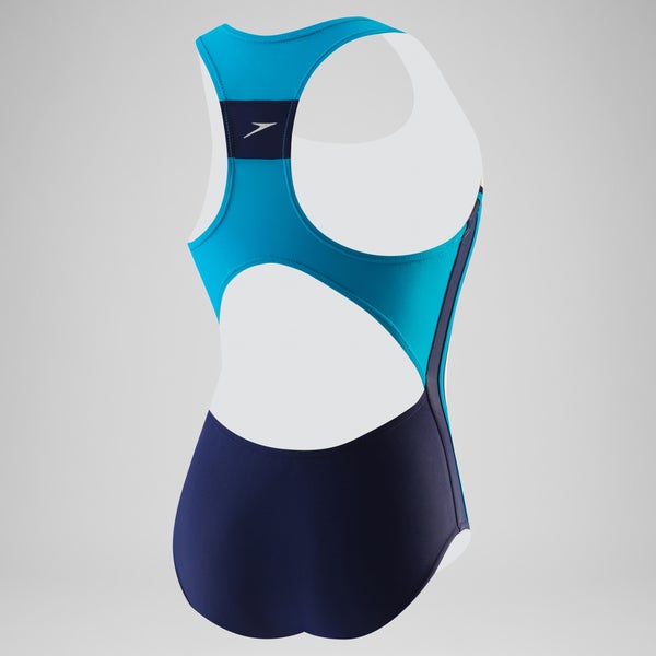 Speedo Girls Solid Infinity Splice One Piece