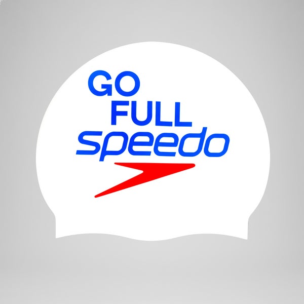 speedo Go Full Speedo Silicone Cap White
