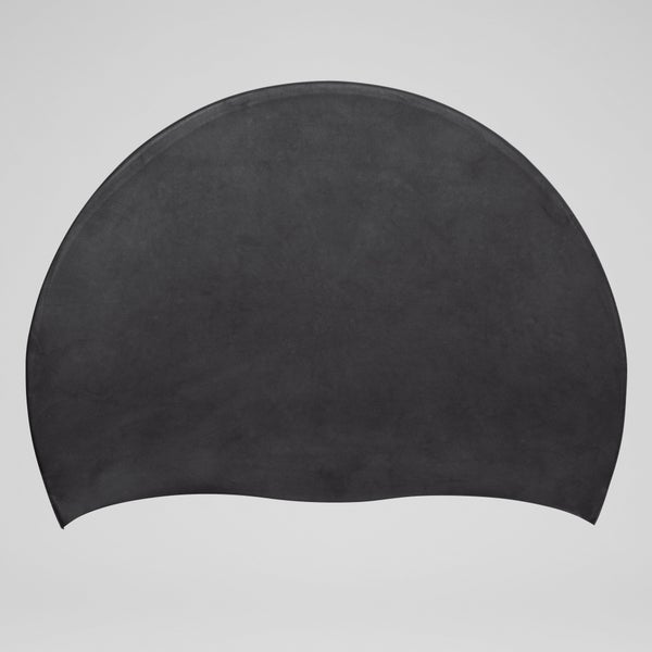 Speedo Junior Elastomeric Solid Silicone Cap Black