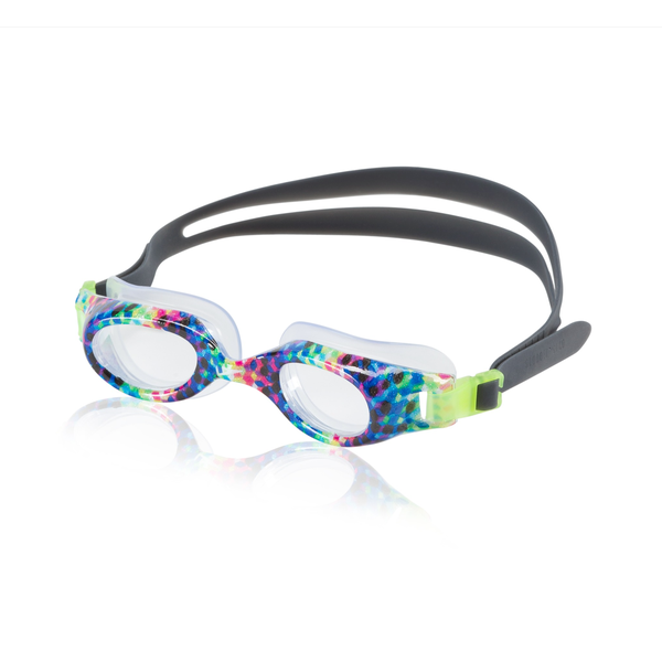 speedo Junior Hydrospex Print Goggles Black