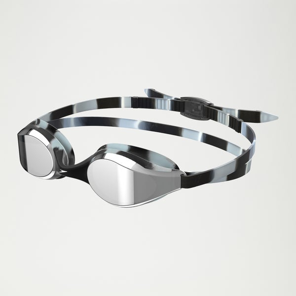 speedo Junior Hyper Flyer Mirrored Goggles Silver