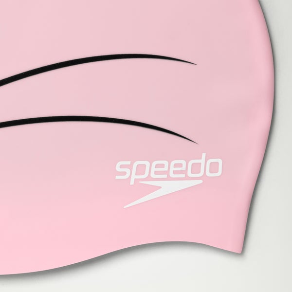 Speedo Kids Learn To Swim Otter Printed Cap Pink