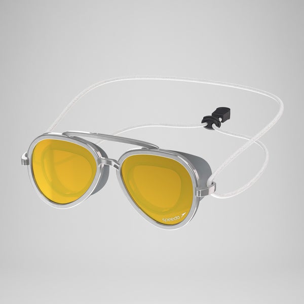 speedo Kids Sunny G Mariner Mirrored Silver/Gold