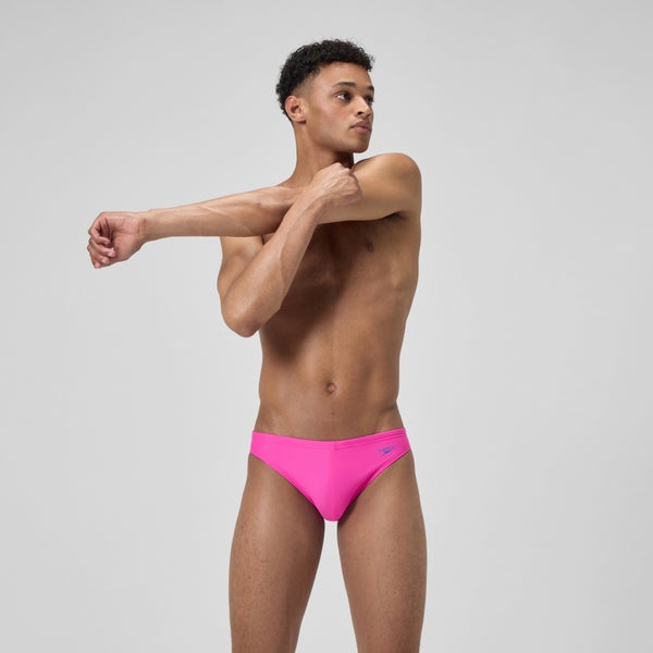 speedo Men's 2" Pride Solar Brief Pink