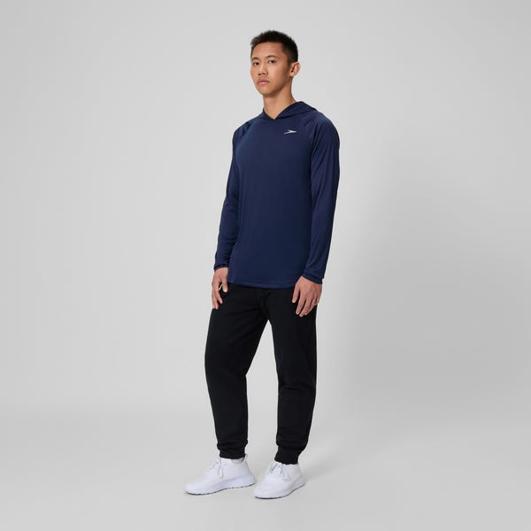 Speedo Men's Baybreeze Long Sleeve Hoodie Navy