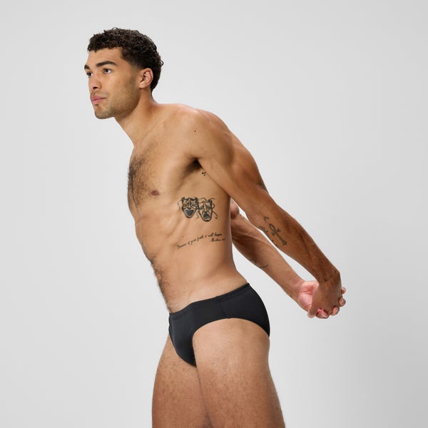 Speedo Men's Boom Solid Brief Black