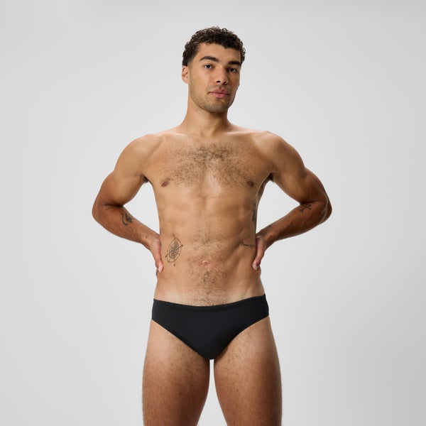 speedo Men's Boom Solid Brief Black