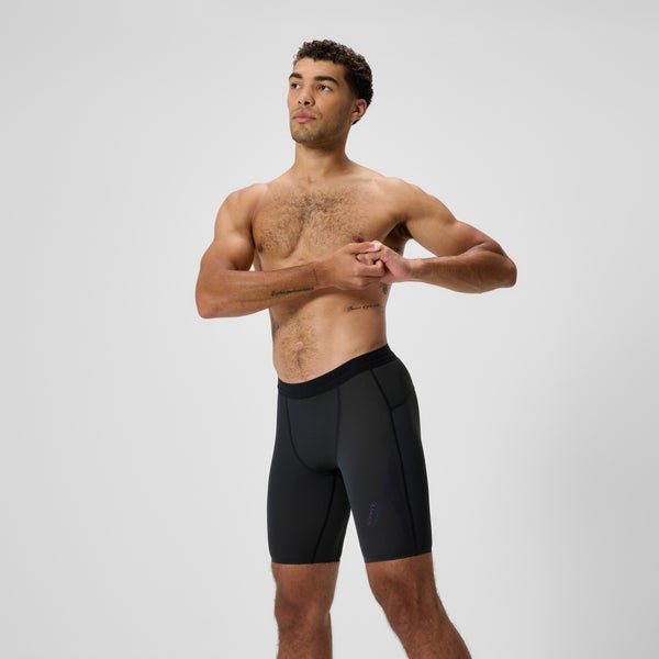 Speedo Men's Boom Solid Jammer Black