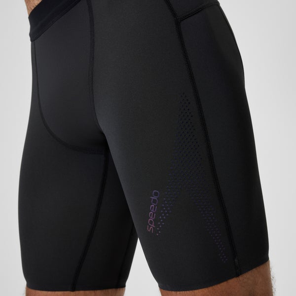 Speedo Men's Boom Solid Jammer Black