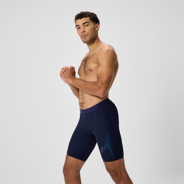 Speedo Men's Boom Solid Jammer Navy