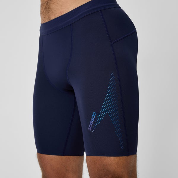 Speedo Men's Boom Solid Jammer Navy