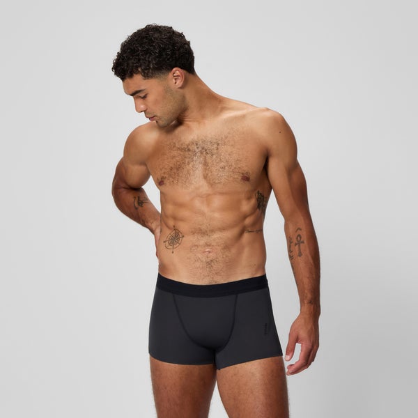 speedo Men's Boom Solid Square Leg Black