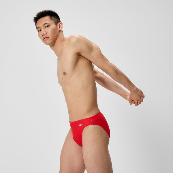 Speedo Men's Club Training Brief Red