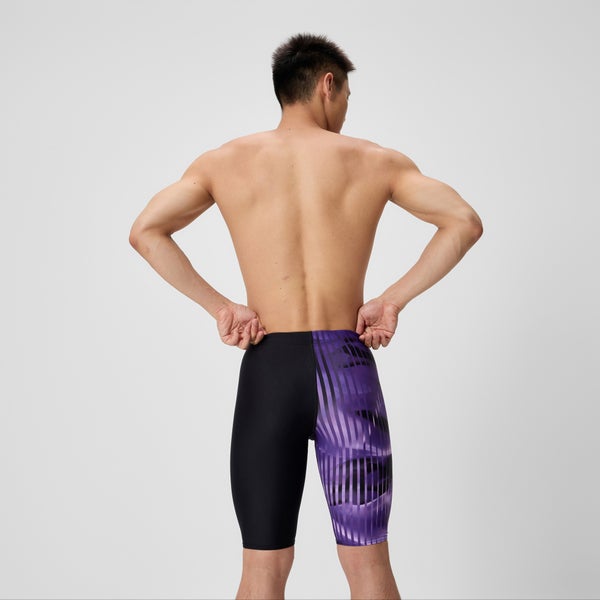 Speedo Men's Club Training Printed Jammer Purple