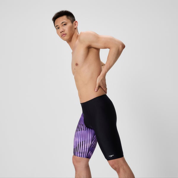 Speedo Men's Club Training Printed Jammer Purple