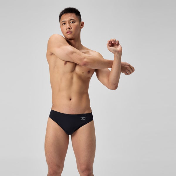 speedo Men's Club Training Solid Brief Black