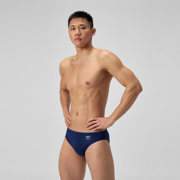 Speedo Men's Club Training Solid Brief Navy