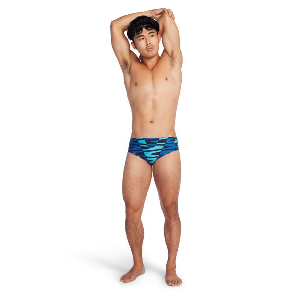 Speedo Men's Disco Boom Brief Blue